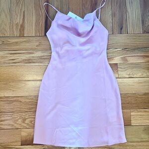 Urban Outfitters Pink Cowl Neck Dress